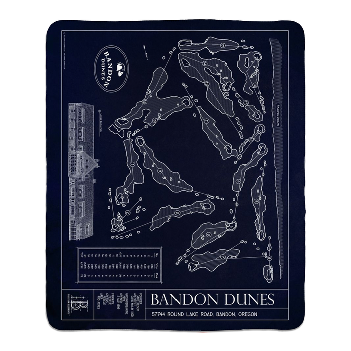 Bandon Dunes - Fleece Blankets