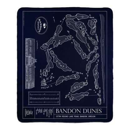 Bandon Dunes - Fleece Blankets