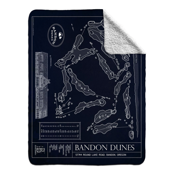 Bandon Dunes - Fleece Blankets