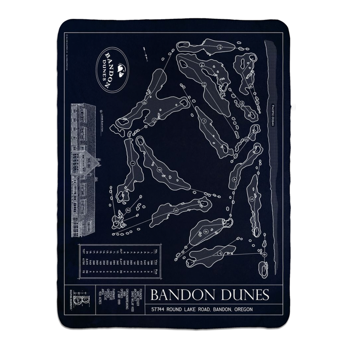 Bandon Dunes - Fleece Blankets
