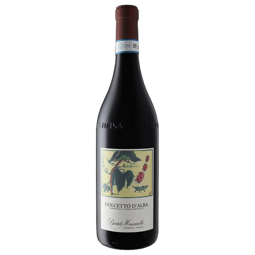 Bartolo Mascarello Dolcetto d'Alba 2024 wine bottle with illustrated label