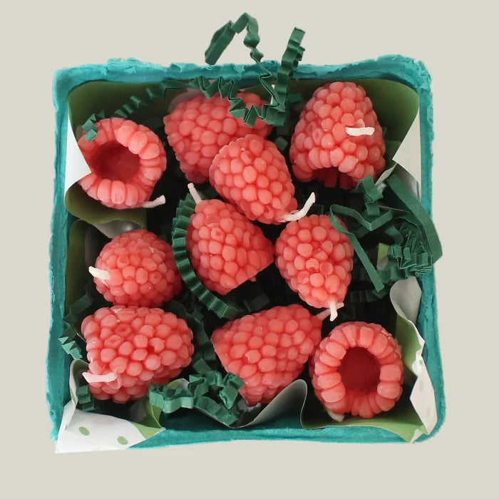 Beeswax Berry Birthday Candles