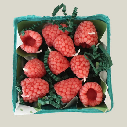 Beeswax Berry Birthday Candles