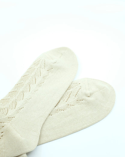 Beige Cotton Sock