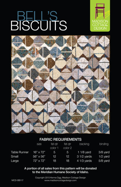 Bells Biscuits Quilt Pattern by Madison Cottage Design