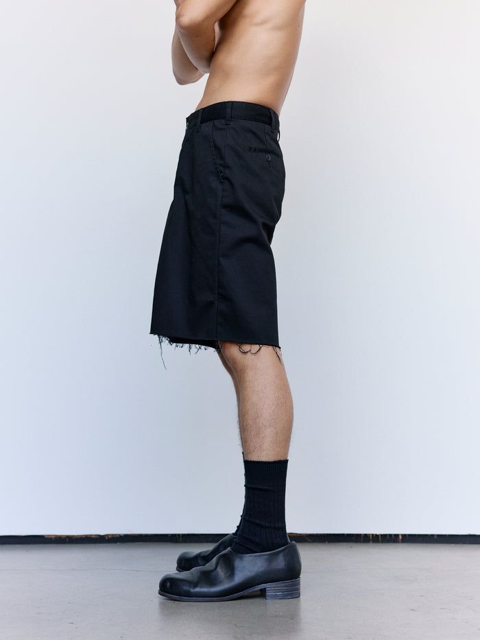 Black Baggy Work Shorts