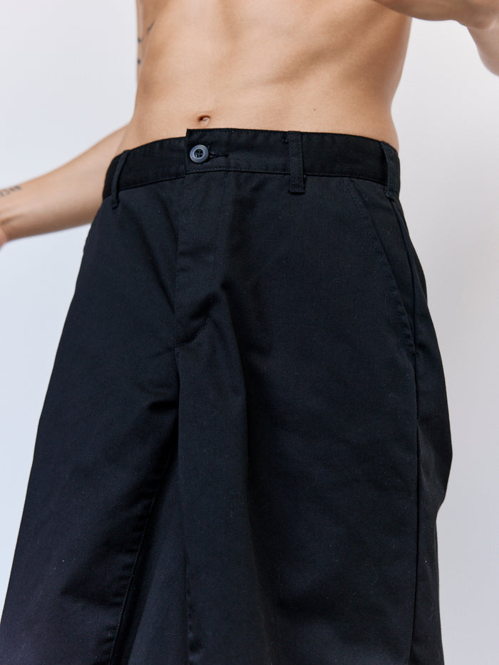 Black Baggy Work Shorts