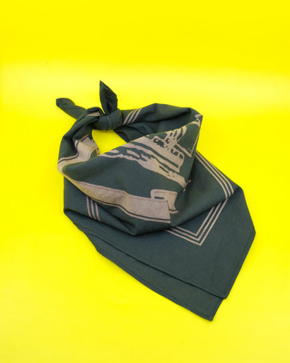 Black Big Ship Neckerchief | 3MAN | DEPARTAMENTO