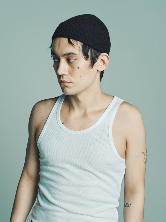 Black Cashmere Beanie | 3MAN | DEPARTAMENTO