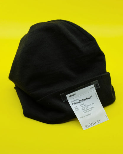 Black CloudMerino Beanie | Satisfy | DEPARTAMENTO