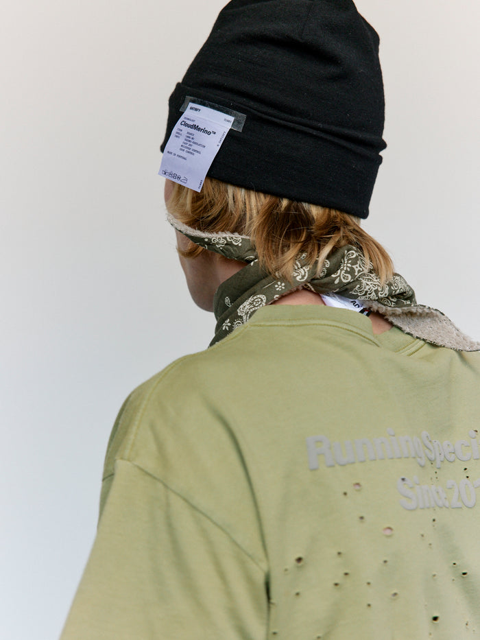 Black CloudMerino Beanie | Satisfy | DEPARTAMENTO