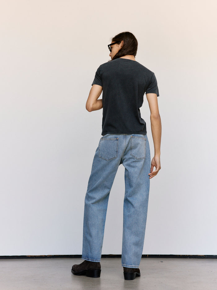 Black Cotton Cash In Dario Tee