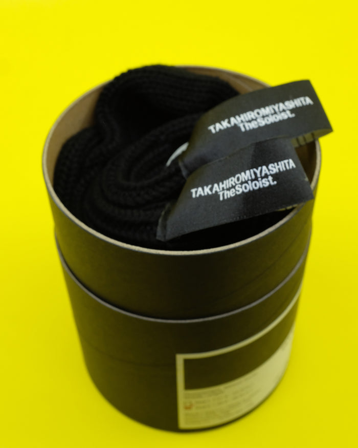 Black Cotton Socks | TAKAHIROMIYASHITA TheSoloist. | DEPARTAMENTO
