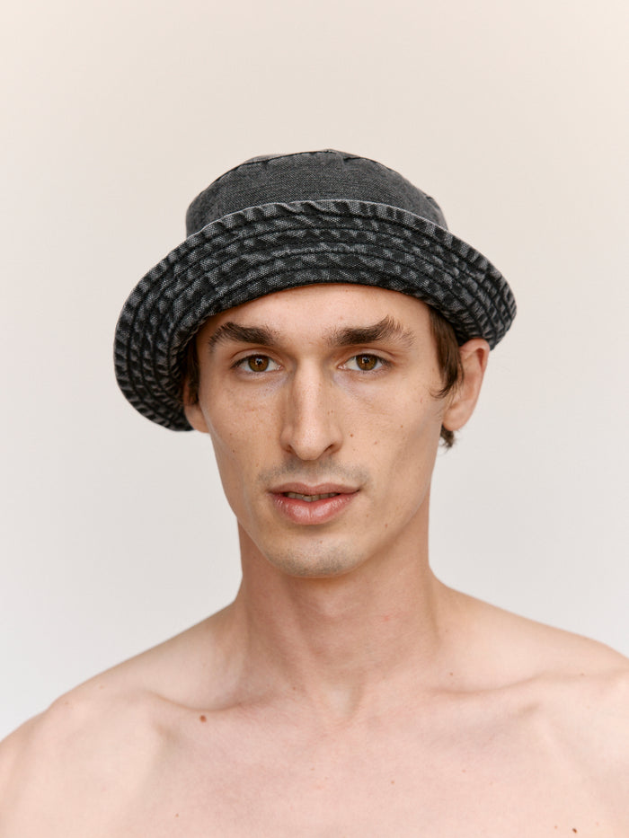 Black Enzyme Canvas Bucket Hat | Our Legacy | DEPARTAMENTO