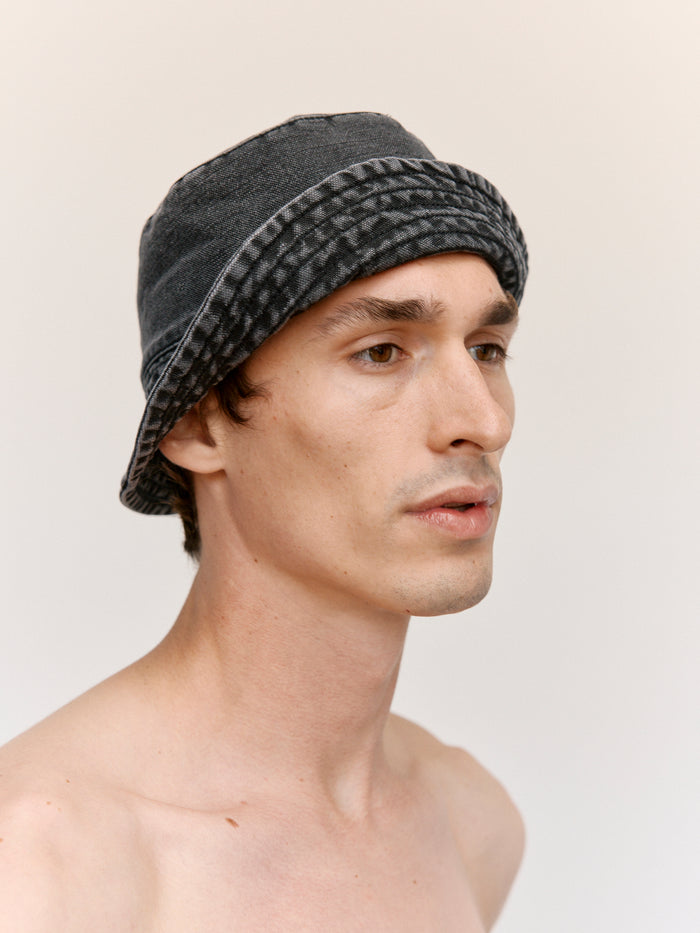 Black Enzyme Canvas Bucket Hat | Our Legacy | DEPARTAMENTO