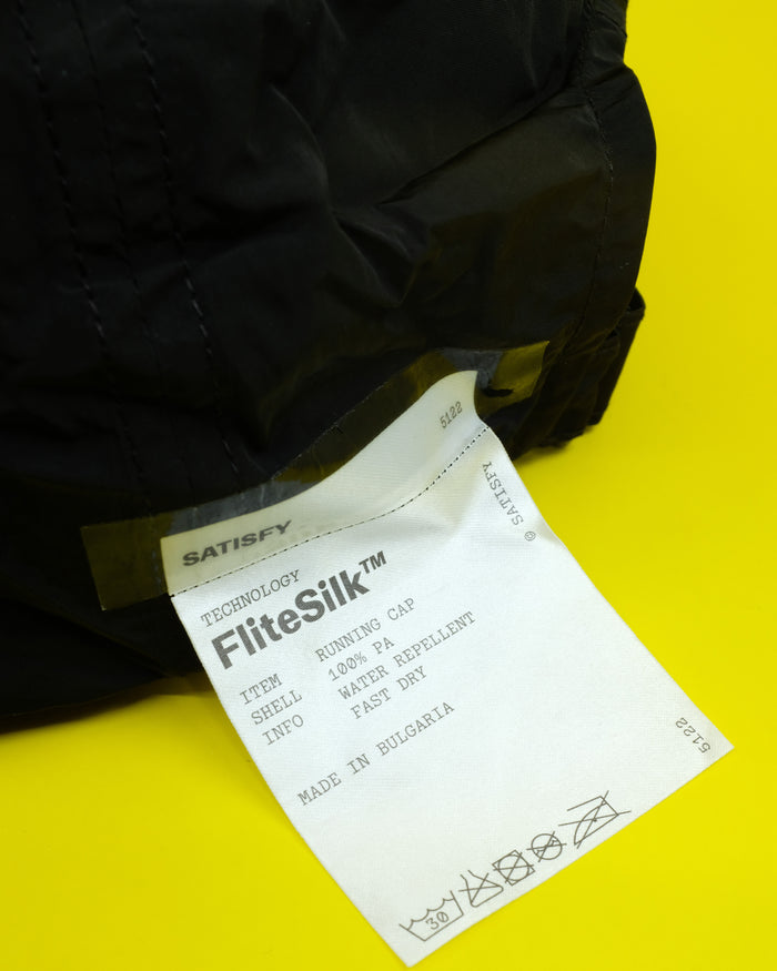 Black FliteSilk™ Running Cap