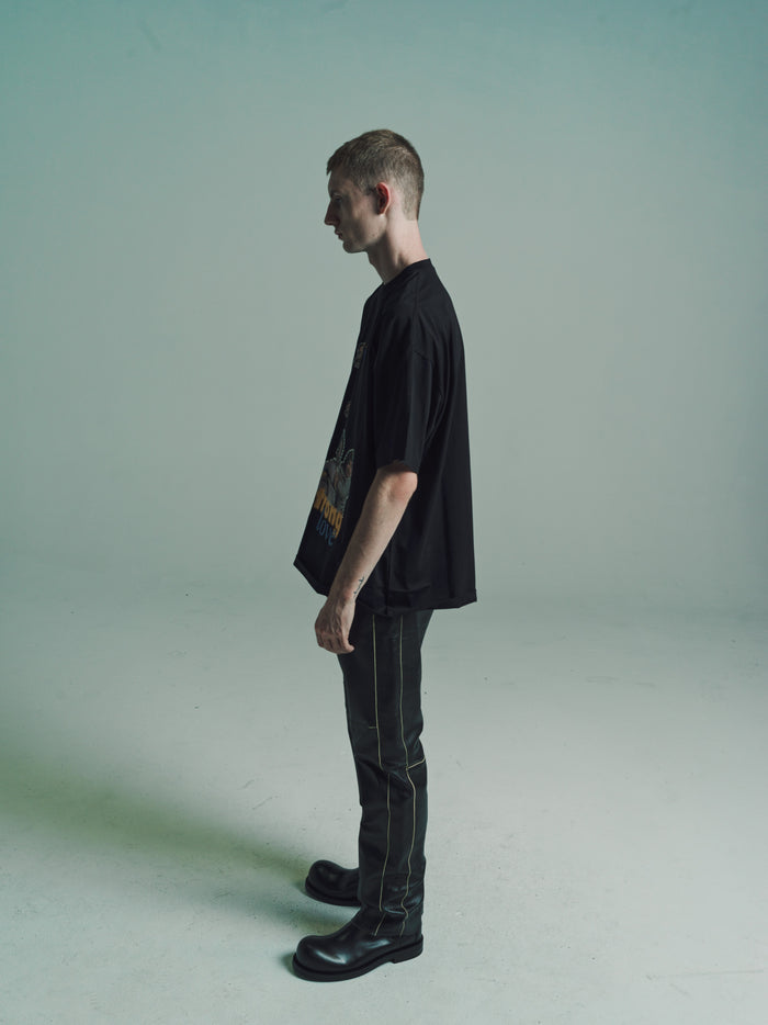 Black Oversized Short Sleeve T-Shirt | Martine Rose | DEPARTAMENTO