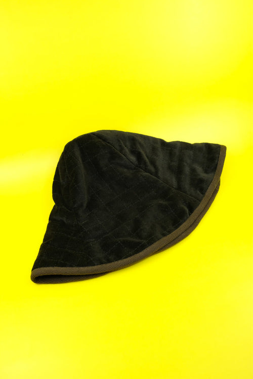Black Quilted Velvet Hump Hat | Bode | DEPARTAMENTO