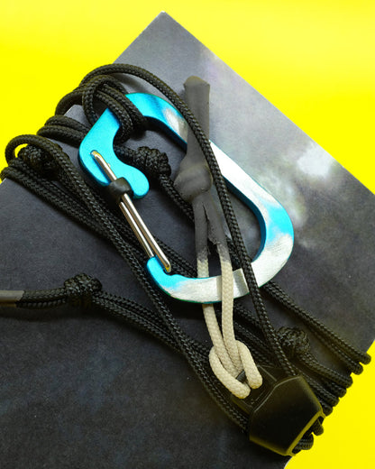 Black Restraint Lanyard Belt