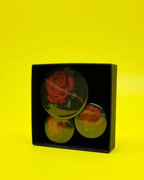 Black Rose Triple Pin Set | Ernest W. Baker | DEPARTAMENTO