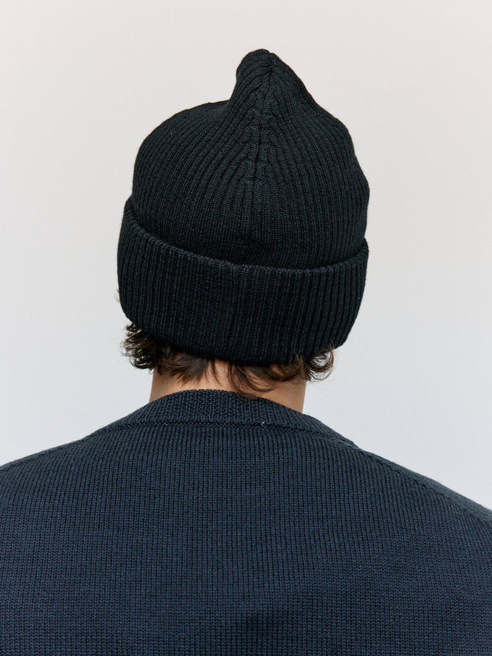 Black Rustic Merino Knit Hat | Our Legacy | DEPARTAMENTO