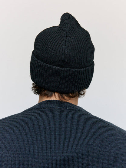 Black Rustic Merino Knit Hat | Our Legacy | DEPARTAMENTO