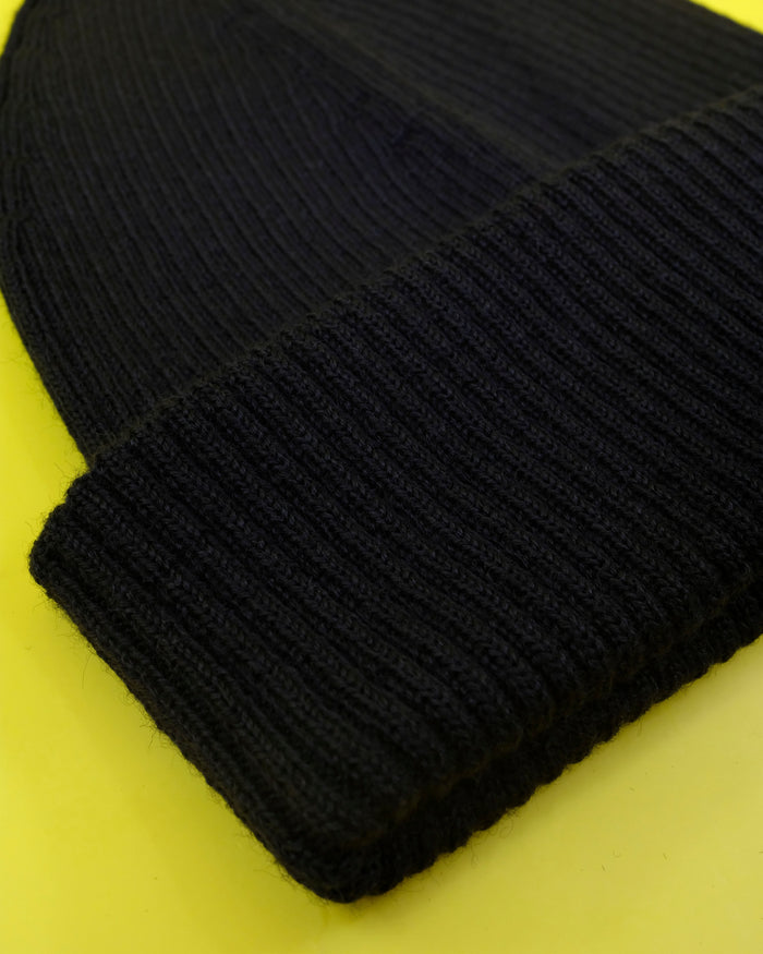 Black Rustic Merino Knit Hat | Our Legacy | DEPARTAMENTO