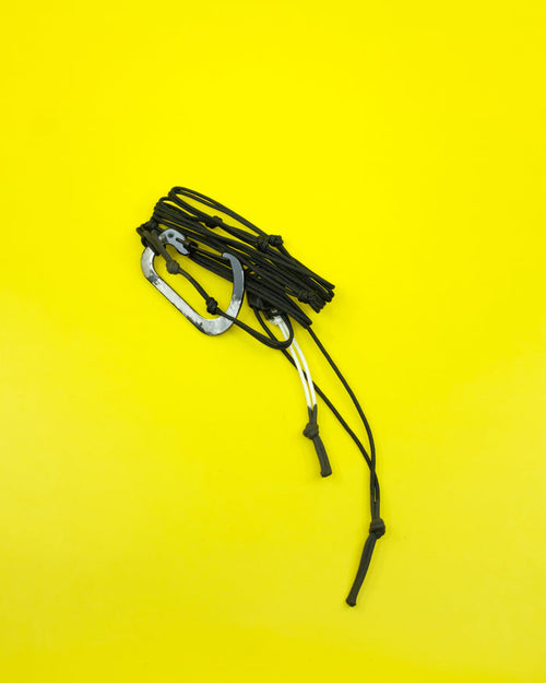 Black Thin Rope Restraint Lanyard Belt 01 | GR10K | DEPARTAMENTO