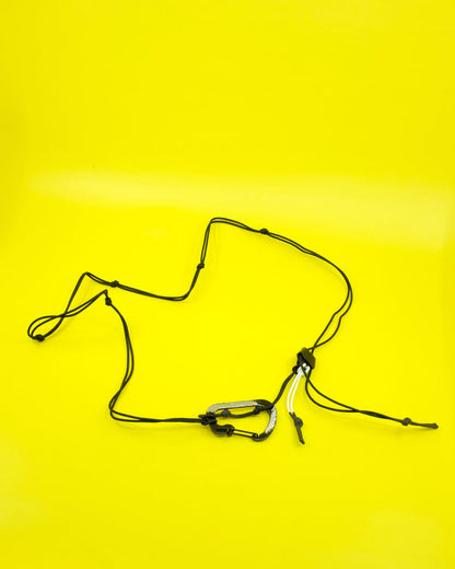 Black Thin Rope Restraint Lanyard Belt 01 | GR10K | DEPARTAMENTO
