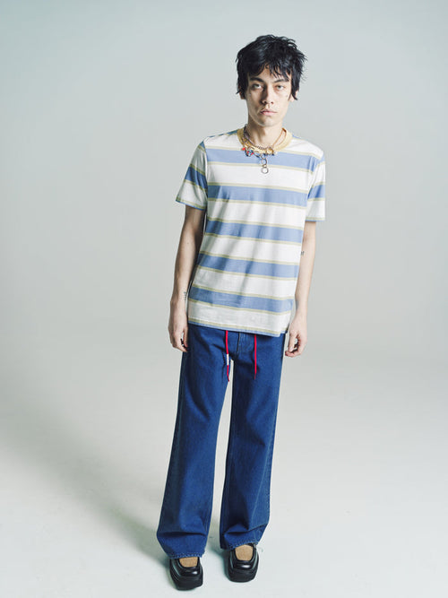 Blue & White Stripe T-Shirt | Marni | DEPARTAMENTO
