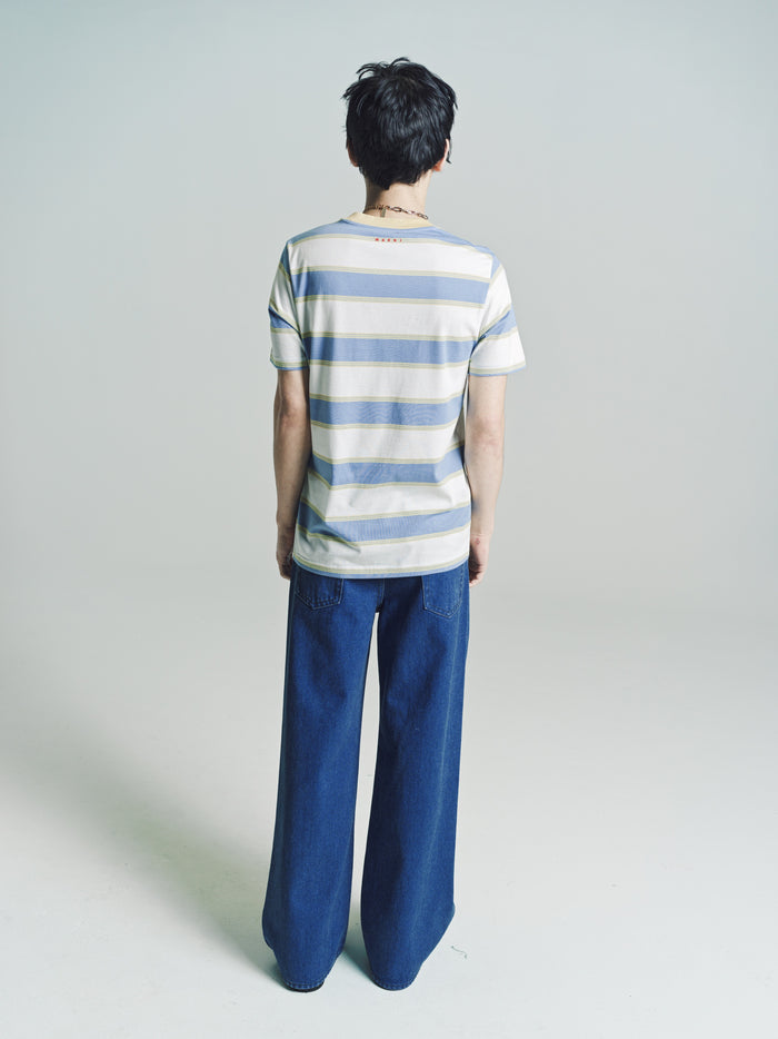 Blue & White Stripe T-Shirt | Marni | DEPARTAMENTO