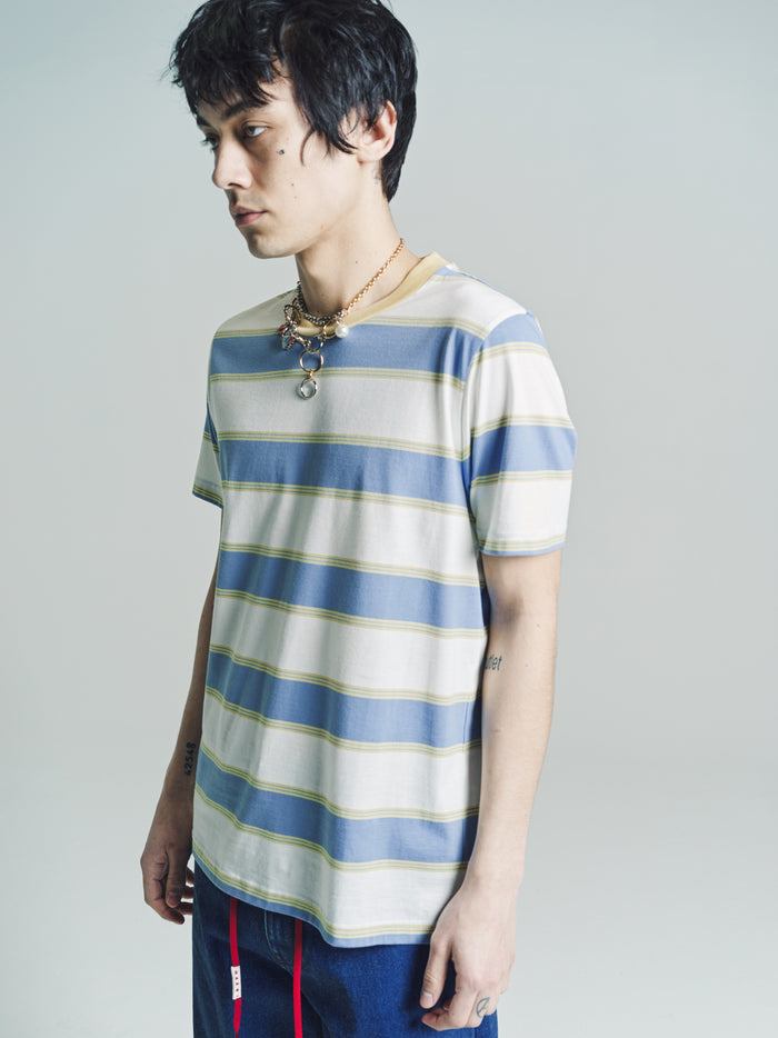 Blue & White Stripe T-Shirt | Marni | DEPARTAMENTO