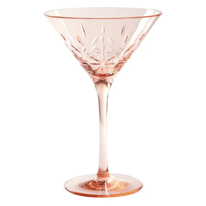 Blush Shatterproof Martini Glass Classic