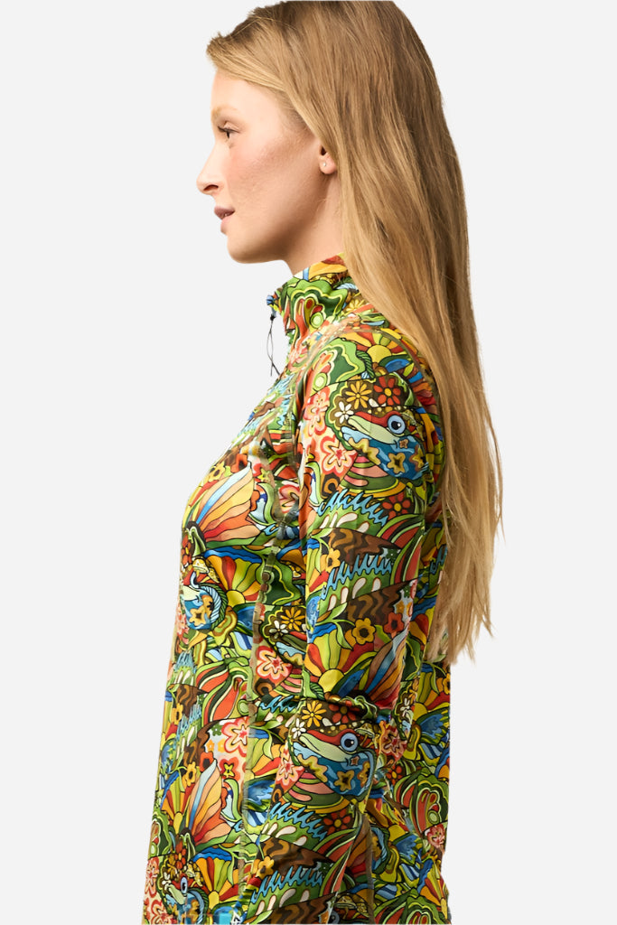 Boho Bass 1/4 Zip Sunshirt