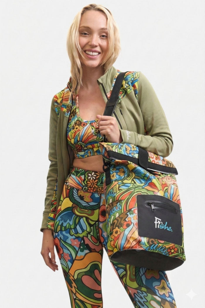 Boho Bass Roll Tote Dry Bag