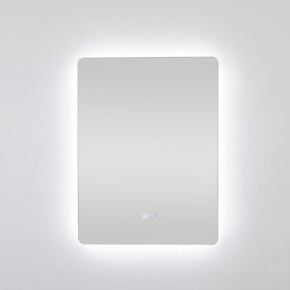 Bowen Rectangle LED Vanity Mirror Silver 60x80cm