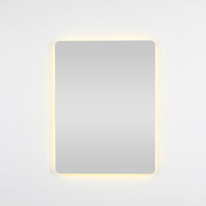 Bowen Rectangle LED Vanity Mirror Silver 60x80cm