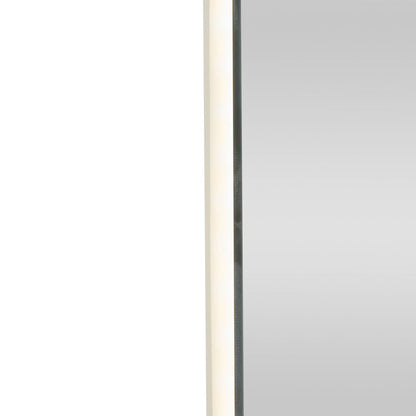 Bowen Rectangle LED Vanity Mirror Silver 60x80cm