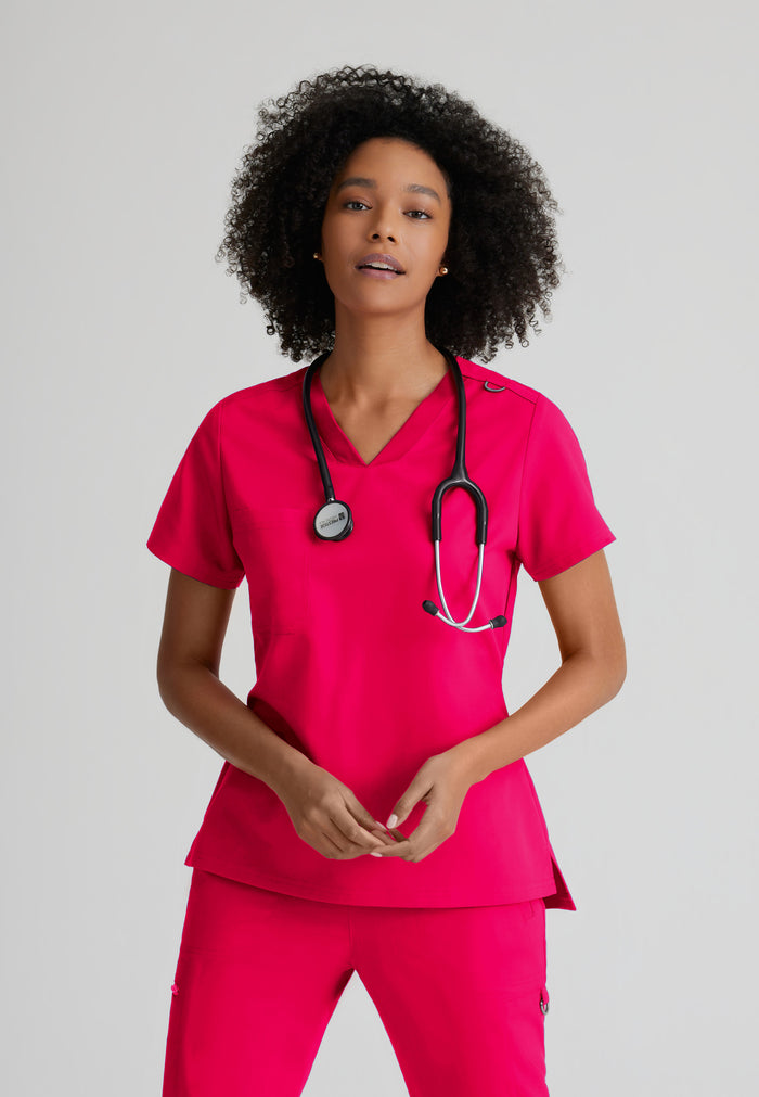 Bree Top - Vibrance Pink - Grey's Anatomy Scrubs