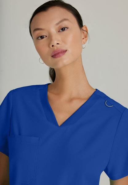 Bree Tuck-in Top - Galaxy - Grey's Anatomy Scrubs