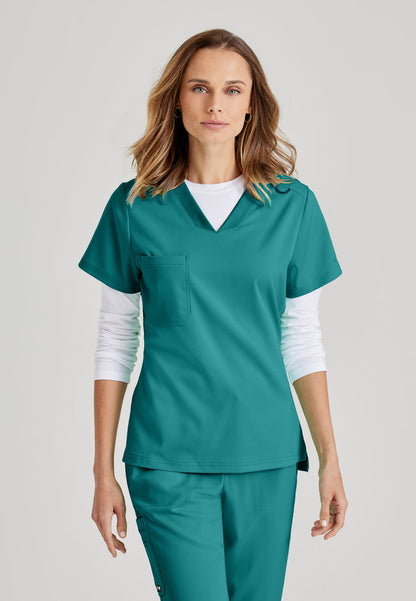 Bree Tuck-in Top - Teal - Grey's Anatomy Scrubs