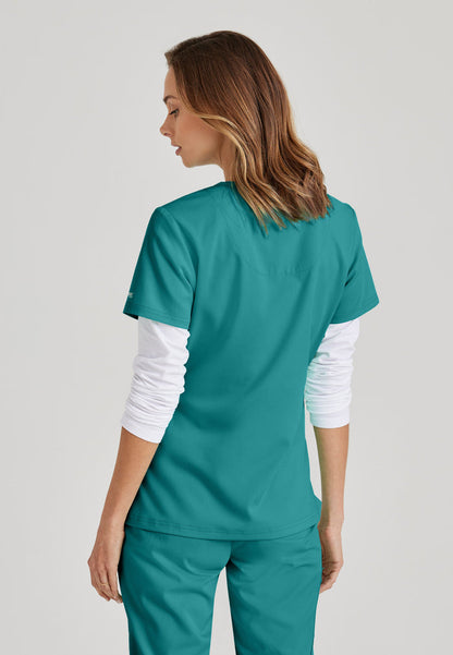 Bree Tuck-in Top - Teal - Grey's Anatomy Scrubs