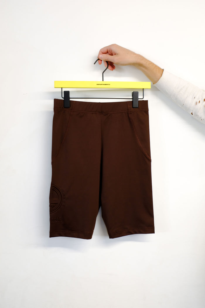 Brown Embossed Cycling Shorts | Martine Rose | DEPARTAMENTO