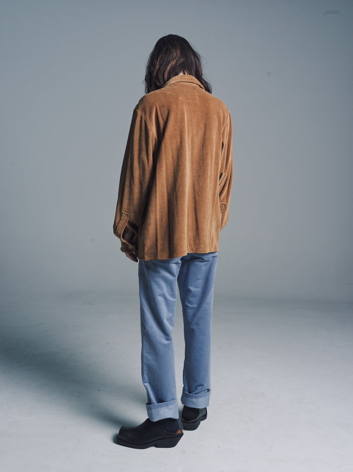 Brown Velvet Small Shirt | Camiel Fortgens | DEPARTAMENTO