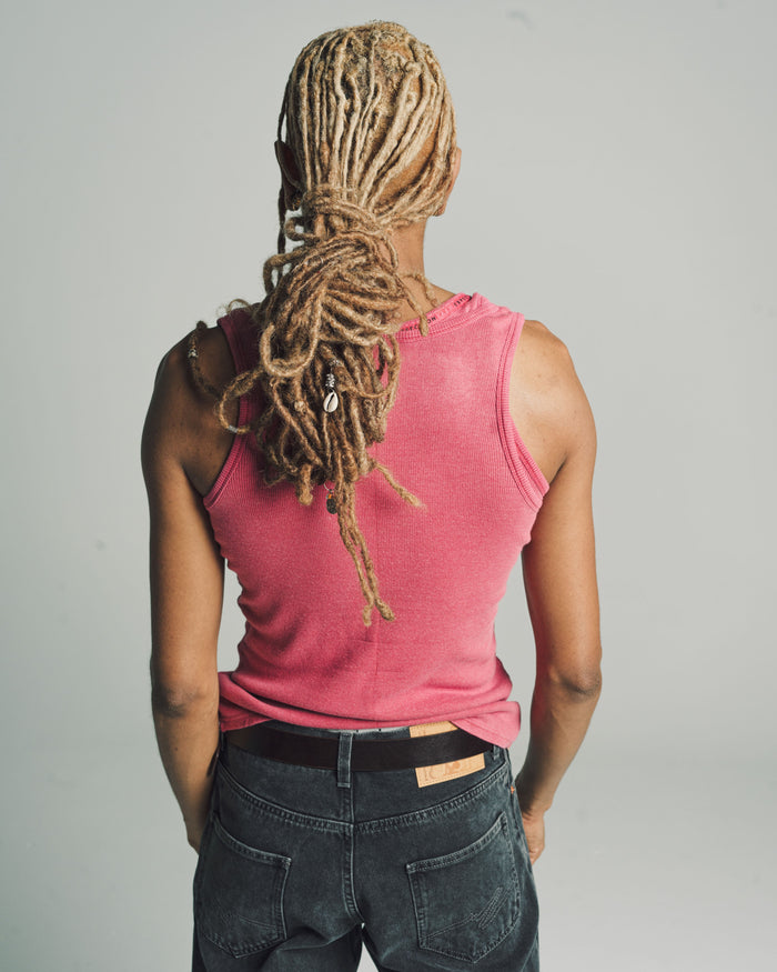 Burgundy Pigment Dye Folded Top | Martine Rose | DEPARTAMENTO