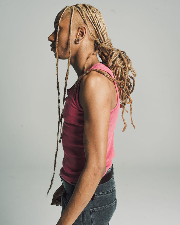 Burgundy Pigment Dye Folded Top | Martine Rose | DEPARTAMENTO