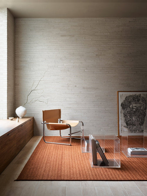 Cable rug in Bisque