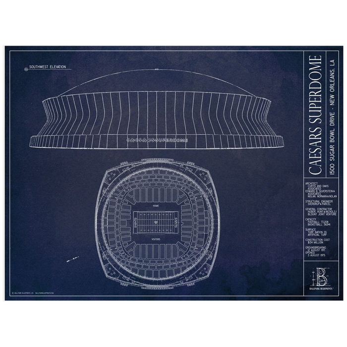 Caesars Superdome - New Orleans Saints