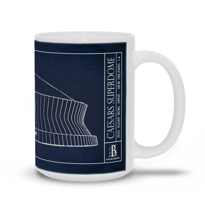 Caesars Superdome Ceramic Mugs