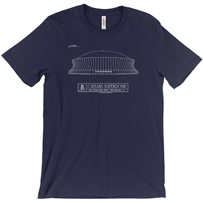 Caesars Superdome Unisex T-Shirts